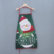 Adrienne Fontclaire | Christmas Snowman Print Kitchen Apron