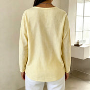 Genevieve Lacroix | Striped Long-Sleeve Blouse For Women
