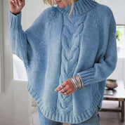Marisol Duchesne | Cable Knit Turtleneck Sweater For Women