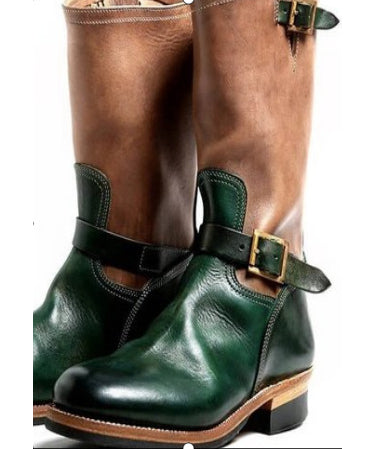 Knox Kingscombe | Buckle Engineer Boots For Men