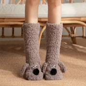 Amelie Dufresne | Cute Dog Slipper Socks For Women