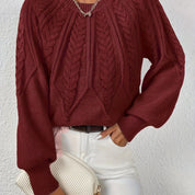 Fabienne Cortland | Cable-Knit Round-Neck Sweater For Women