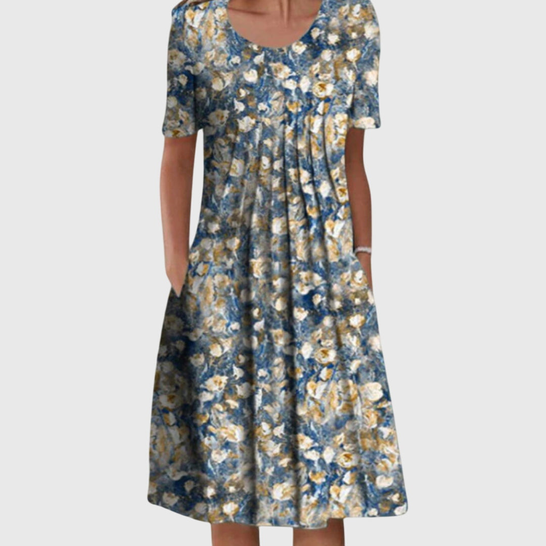 Rosalie Pemberton | Wildflower Floral Midi Dress For Women