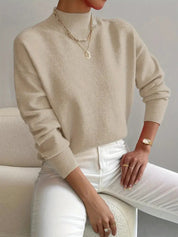 Elouise Cavanagh | Mock Neck Knit Sweater For Women