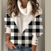 Celine Duvalier | Lace-Trim V-Neck Sweater For Women