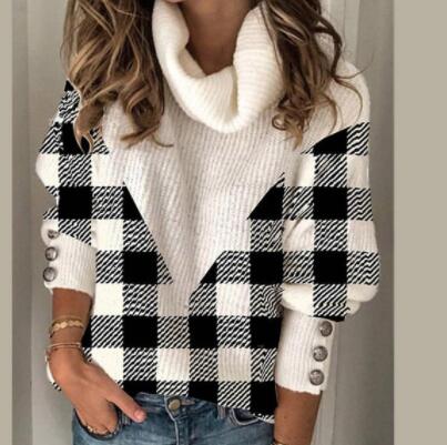 Celine Duvalier | Lace-Trim V-Neck Sweater For Women