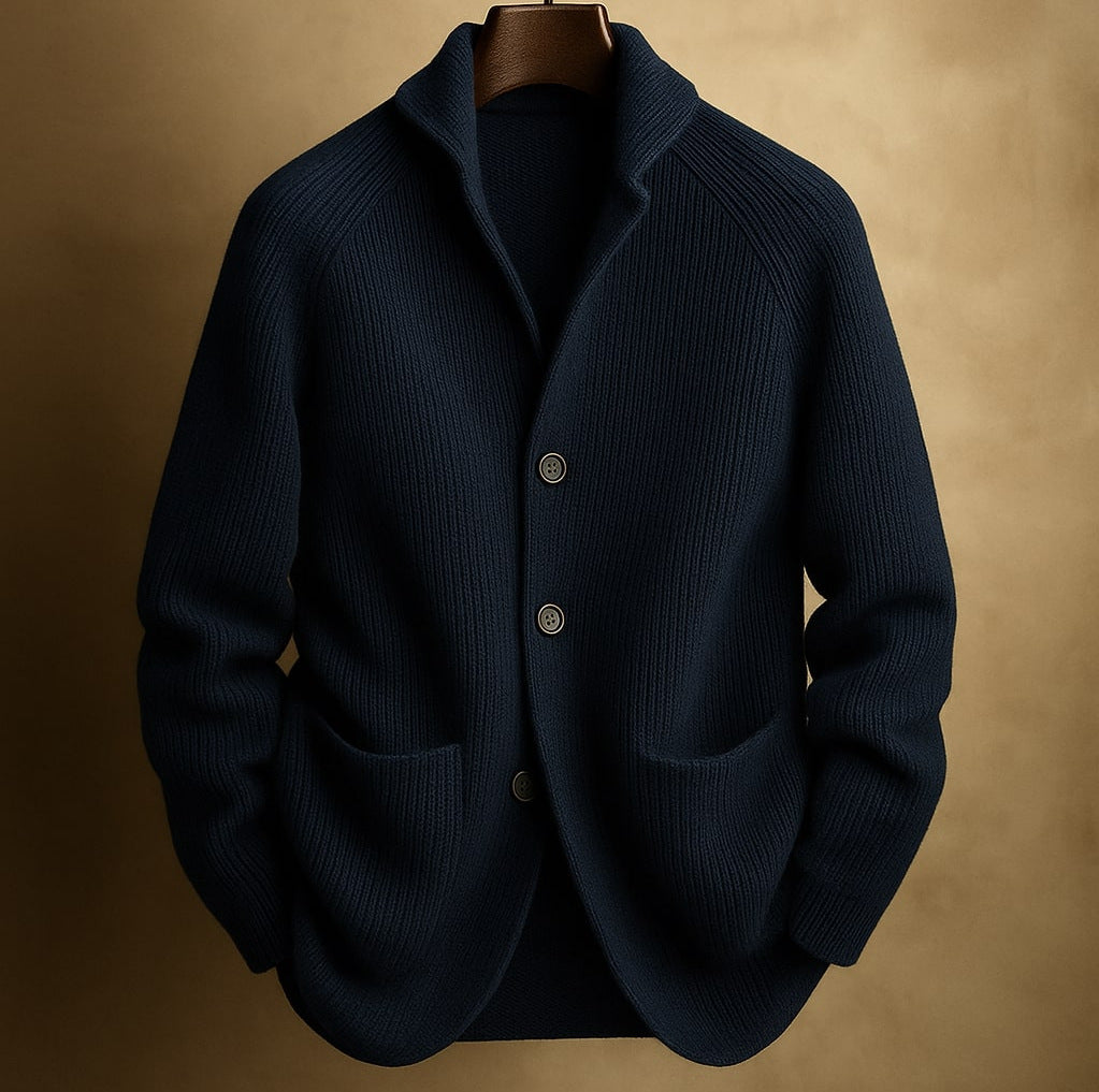 Hank Selfield | Knit Cardigan Blazer For Men