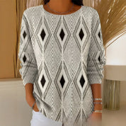 Camille Astwood | Aztec Print Sweater For Women