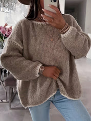 Colette Ravenna | Chunky Knit Sweater With Boat Neckline