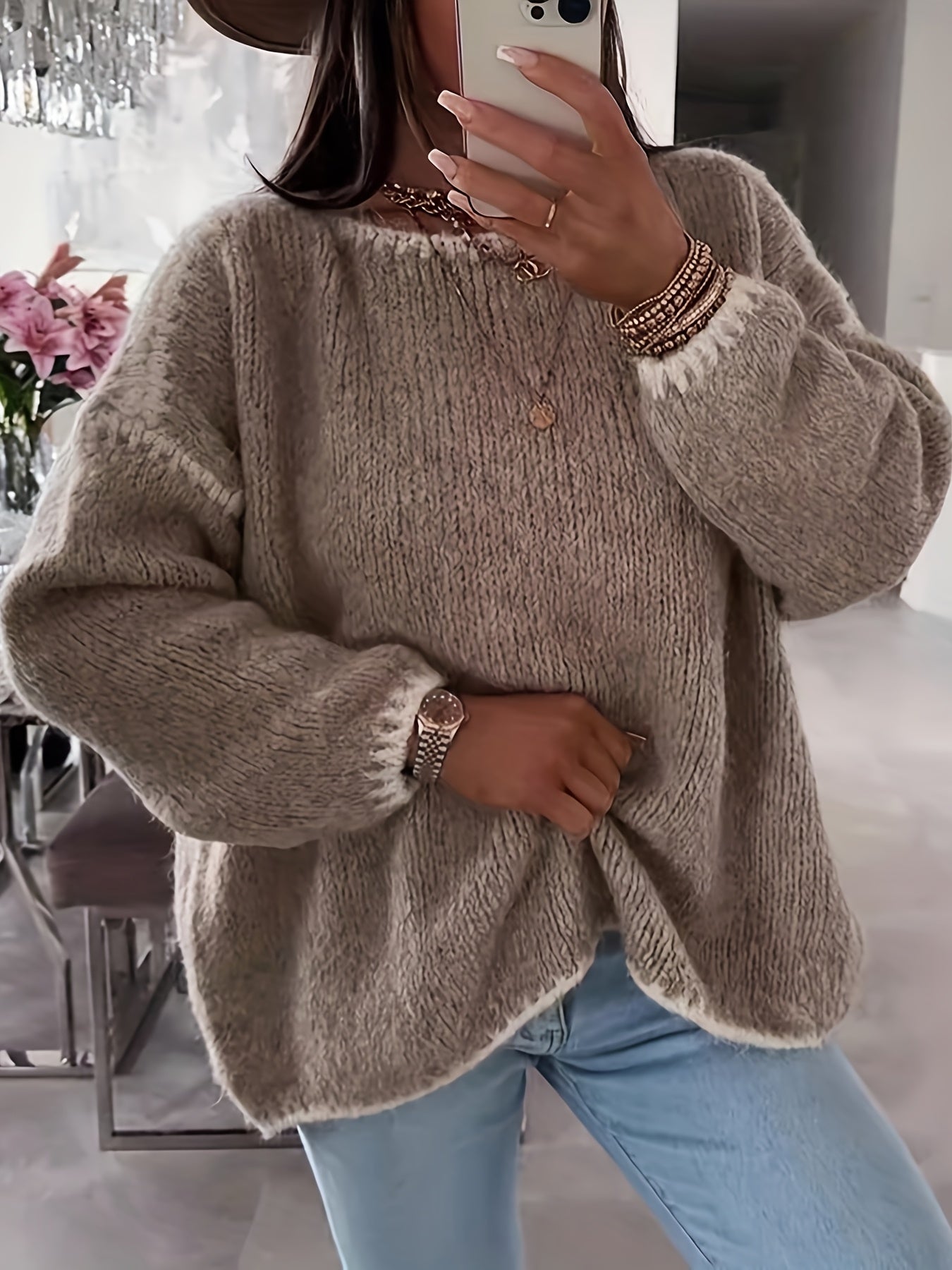 Willa Ivesdale | Relaxed Boat Neck Sweater For Women
