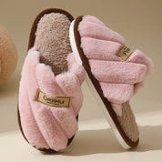 Margaux Delacroix | Fluffy Platform Slippers For Women