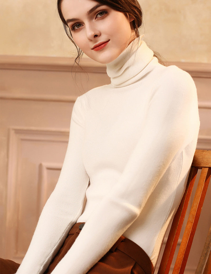 Ludovica Ashcombe | High Neck Cashmere Sweater For Women