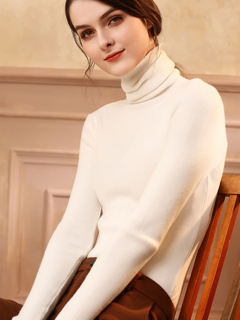 Ludovica Ashcombe | High Neck Cashmere Sweater For Women