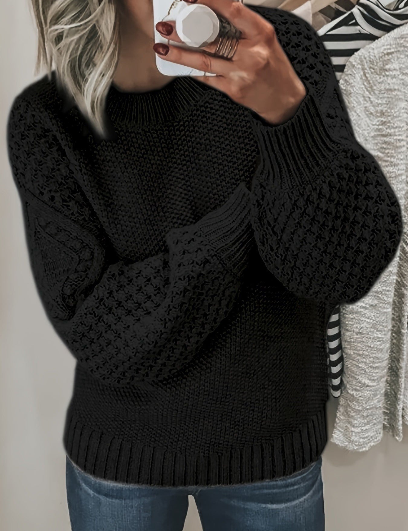 Marisa Blanchard | Chunky Knit Pullover Sweater For Women