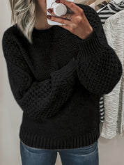Marisa Blanchard | Chunky Knit Pullover Sweater For Women
