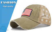 Beatrice Fontaine | Distressed American Flag Veterans Day Baseball Cap Unisex