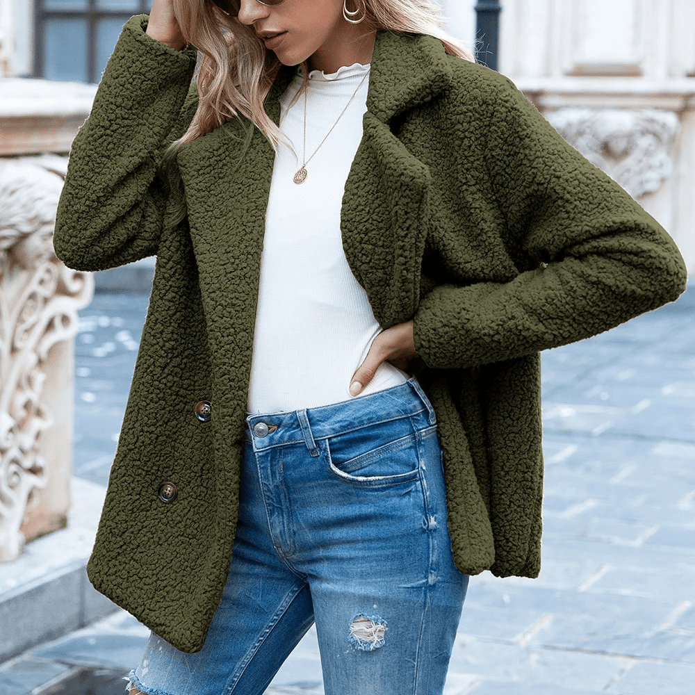 Charlotte Beaumont | Teddy Faux Fur Coat For Women