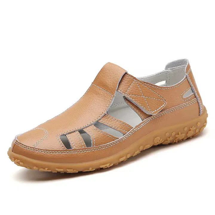 Lorenzo Bellini | Comfort Cutout Leather Sandals For Women