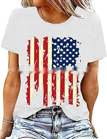 Jade Whitmore | American Flag Graphic T-Shirt For Women