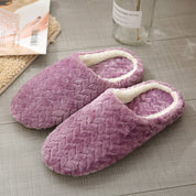 Tatum Lincroft | Plush Closed Toe Mule Slippers For Women