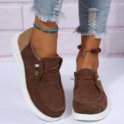 Odette Rinaldi | Breathable Canvas Slip-On Flats For Women