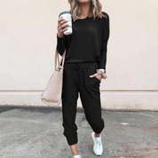 Seraphelle Beaumont | Pink Relaxed Jogger Two-Piece Lounge Set