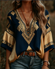 Juliette Sinclair | Bohemian Floral Blouse For Women