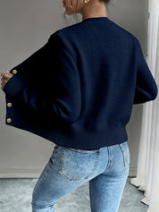 Vittoria Rossignol | Cable-Knit Button-Front Cardigan For Women