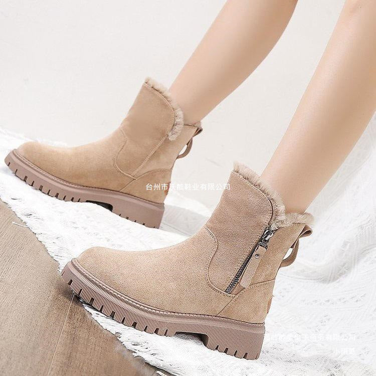 Vivienne Castellane | Faux Fur-Lined Ankle Boots For Women