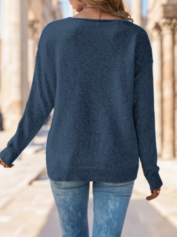 Sabine Corbeil | Pointelle Knit Cropped Sweater For Women