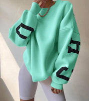 Colette Vasseur | Oversized Letter Print Sweater For Women