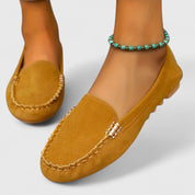 Sylvana Kensington | Teal Suede Orthopedic Loafer