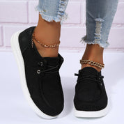 Odette Rinaldi | Breathable Canvas Slip-On Flats For Women