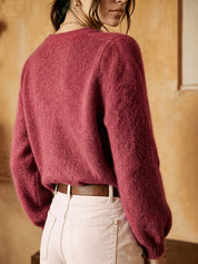 Renata Fontclair | Textured Round-Neck Sweater For Women