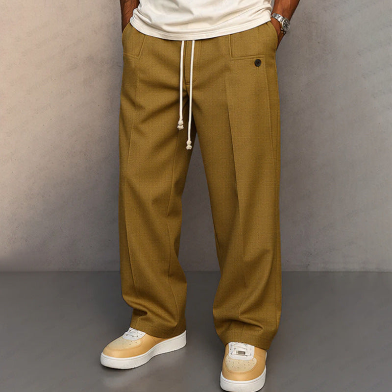 Reid Garshaw | Wide-Leg Drawstring Pants For Men