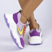 Natasha Verlaine | Mixed-Color Chunky Sneakers For Women