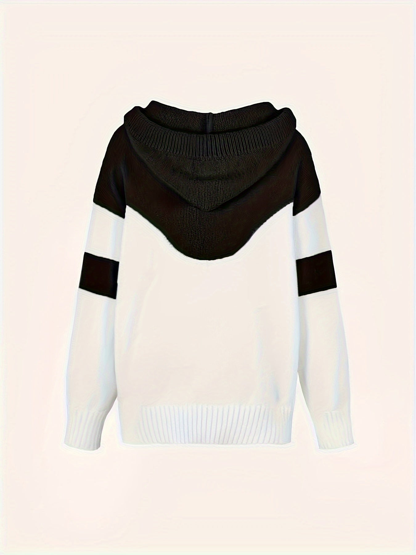 Celestine Roubaud | Color-Block Hoodie With Drawstring Hood For Women