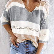 Anouk Deveraux | Relaxed V-Neck Sweater For Women
