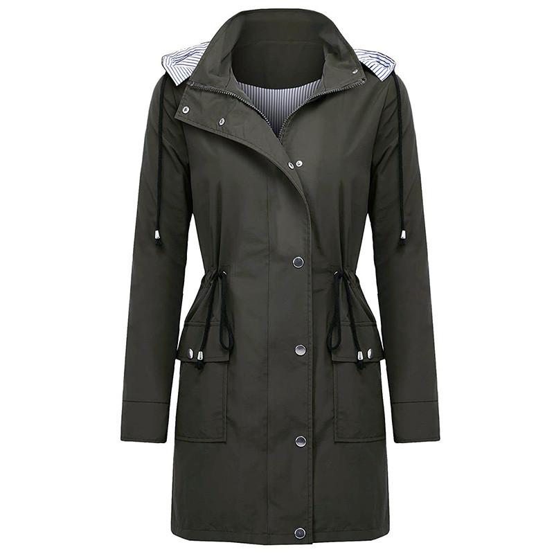 Daphne Winslow | Women's Hooded Windbreaker Raincoat