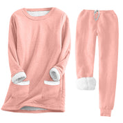 Amandine Fontenay | Plush Fleece-Lined Lounge Set For Women