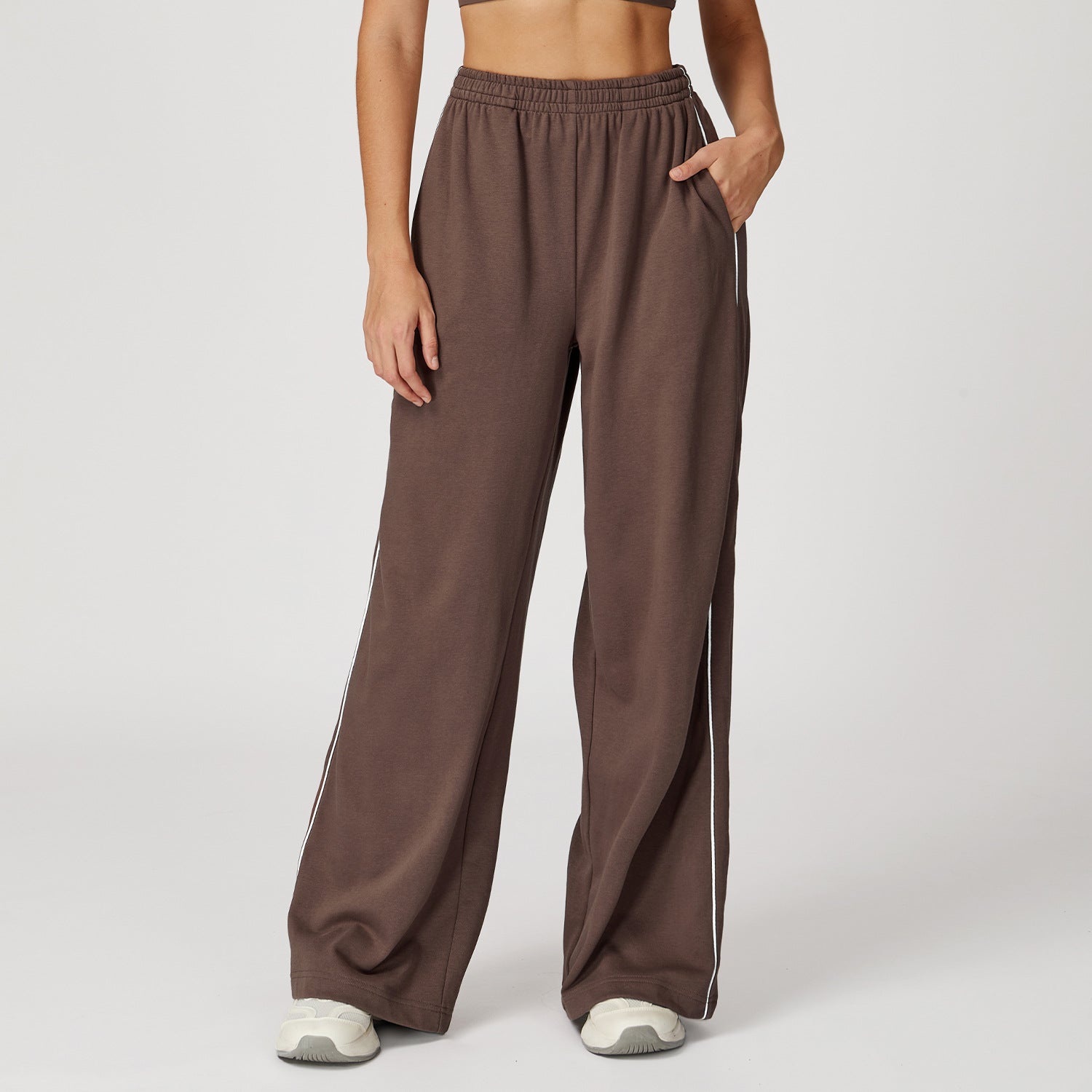 Nicolette Fairweather | Wide-Leg Track Sweatpants For Women