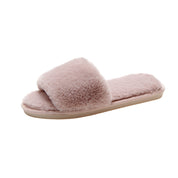 Roxie Draycroft | Fluffy Plush Slide Slippers For Women