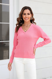 Isabelle Moreau | Cable-Knit V-Neck Sweater For Women
