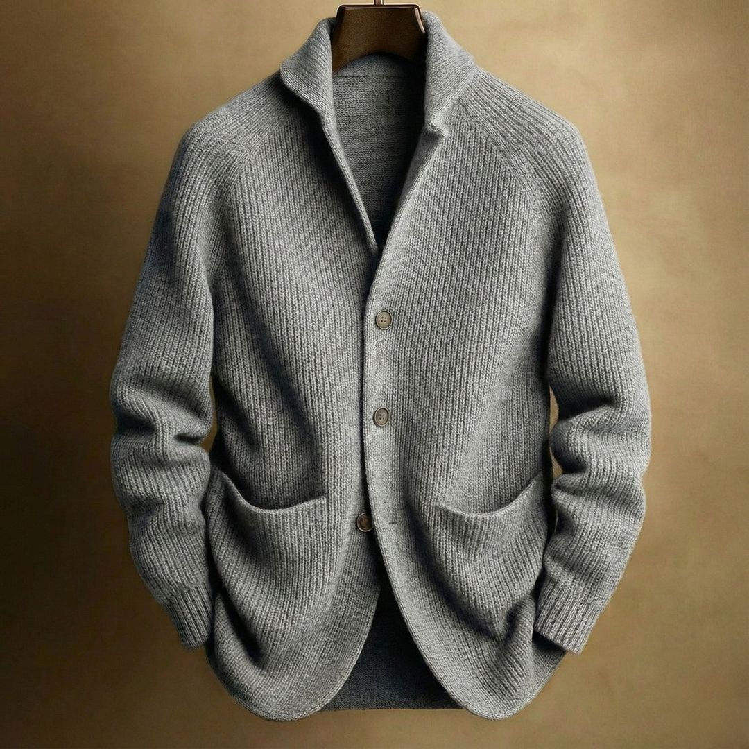 Hank Selfield | Knit Cardigan Blazer For Men