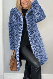Josie Tarbury | Leopard Print Faux Fur Coat For Women