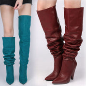 Vanessa Colombani | Slouchy Over-The-Knee Boots For Women