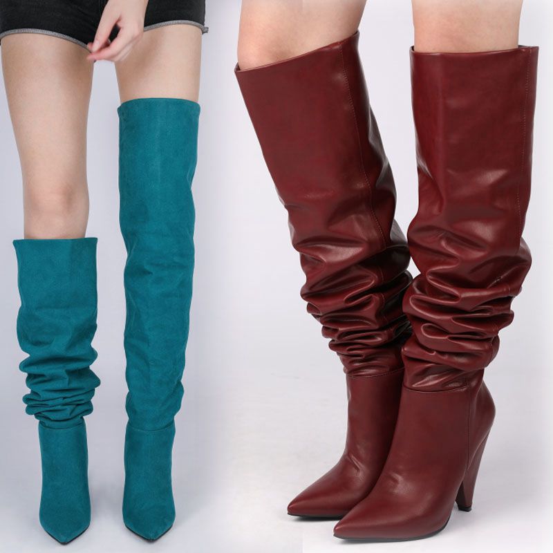 Vanessa Colombani | Slouchy Over-The-Knee Boots For Women