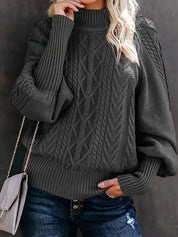 Giselle Beaulieu | Cozy Cable-Knit Sweater For Women