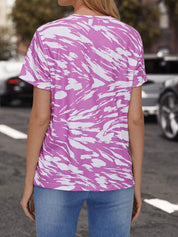 Cassidy Fontaine | American Flag Print T-Shirt For Women