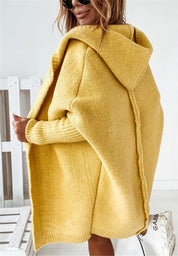 Lila Montrachet | Oversized Hooded Cardigan Sweater For Women